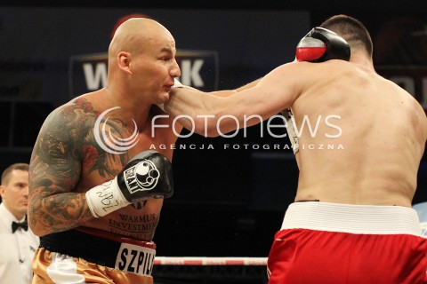  20.04.2013 RZESZOW BOKS BOXING GALA BOKSU WOJAK BOXING NIGHT W RZESZOWIE N/Z ARTUR SZPILKA TARAS BIDENKO BYDENKO WALKA  