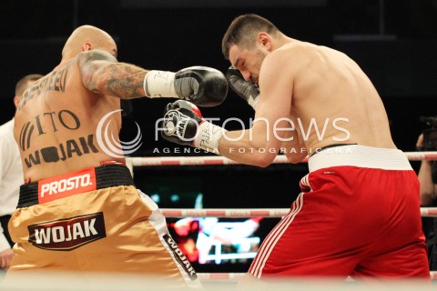  20.04.2013 RZESZOW BOKS BOXING GALA BOKSU WOJAK BOXING NIGHT W RZESZOWIE N/Z ARTUR SZPILKA TARAS BIDENKO BYDENKO WALKA  