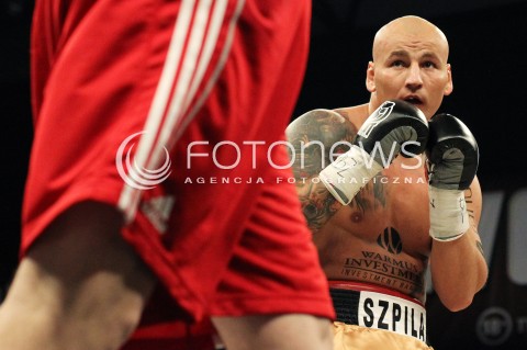  20.04.2013 RZESZOW BOKS BOXING GALA BOKSU WOJAK BOXING NIGHT W RZESZOWIE N/Z ARTUR SZPILKA TARAS BIDENKO BYDENKO WALKA  