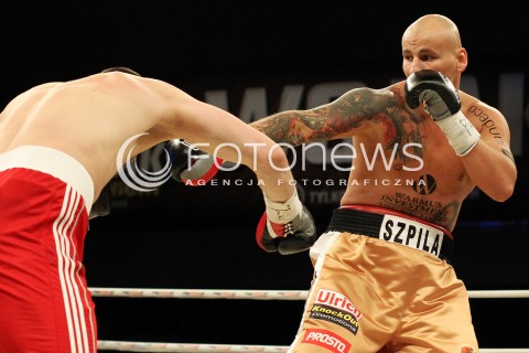  20.04.2013 RZESZOW BOKS BOXING GALA BOKSU WOJAK BOXING NIGHT W RZESZOWIE N/Z ARTUR SZPILKA TARAS BIDENKO BYDENKO WALKA  
