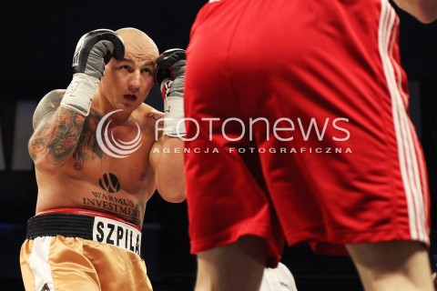  20.04.2013 RZESZOW BOKS BOXING GALA BOKSU WOJAK BOXING NIGHT W RZESZOWIE N/Z ARTUR SZPILKA TARAS BIDENKO BYDENKO WALKA  