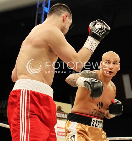  20.04.2013 RZESZOW BOKS BOXING GALA BOKSU WOJAK BOXING NIGHT W RZESZOWIE N/Z ARTUR SZPILKA TARAS BIDENKO BYDENKO WALKA  