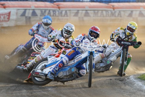 21.04.2013 RZESZOW ZUZEL SPEEDWAY ENEA EKSTRALIGA PGE MARMA RZESZOW - DOSPEL WLOKNIARZ CZESTOCHOWA N/Z RUNE HOLTA (ZOLTY), NICKI PEDERSEN (CZERWONY), MICHAEL JEPSEN JENSEN (BIALY), DAWID LAMPART (NIEBIESKI)  