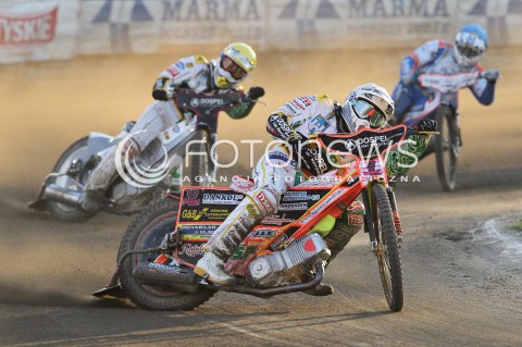  21.04.2013 RZESZOW ZUZEL SPEEDWAY ENEA EKSTRALIGA PGE MARMA RZESZOW - DOSPEL WLOKNIARZ CZESTOCHOWA N/Z RUNE HOLTA (ZOLTY), MICHAEL JEPSEN JENSEN (BIALY), DAWID LAMPART (NIEBIESKI)  