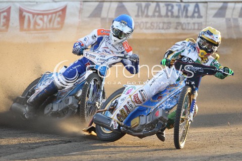  21.04.2013 RZESZOW ZUZEL SPEEDWAY ENEA EKSTRALIGA PGE MARMA RZESZOW - DOSPEL WLOKNIARZ CZESTOCHOWA N/Z LUKASZ SOWKA (NIEBIESKI), EMIL SAJFUTDINOW (ZOLTY)  
