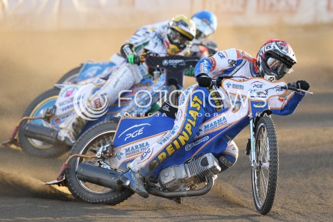  21.04.2013 RZESZOW ZUZEL SPEEDWAY ENEA EKSTRALIGA PGE MARMA RZESZOW - DOSPEL WLOKNIARZ CZESTOCHOWA N/Z LUKASZ SOWKA (NIEBIESKI), EMIL SAJFUTDINOW (ZOLTY), GRZEGORZ WALASEK (CZERWONY)  