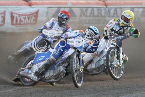  21.04.2013 RZESZOW ZUZEL SPEEDWAY ENEA EKSTRALIGA PGE MARMA RZESZOW - DOSPEL WLOKNIARZ CZESTOCHOWA N/Z RUNE HOLTA (ZOLTY), JURICA PAVLIC (NIEBIESKI), RAFAL OKONIEWSKI (CZERWONY)  