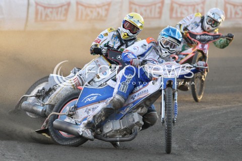  21.04.2013 RZESZOW ZUZEL SPEEDWAY ENEA EKSTRALIGA PGE MARMA RZESZOW - DOSPEL WLOKNIARZ CZESTOCHOWA N/Z RUNE HOLTA (ZOLTY), JURICA PAVLIC (NIEBIESKI), MICHAEL JEPSEN JENSEN (BIALY)  