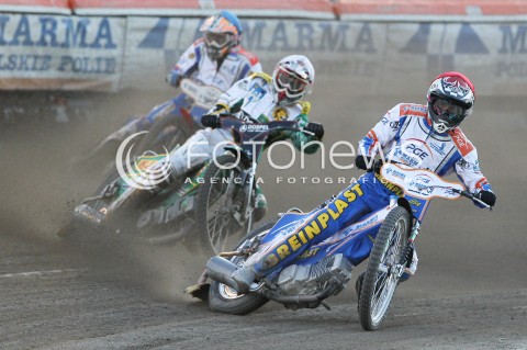  21.04.2013 RZESZOW ZUZEL SPEEDWAY ENEA EKSTRALIGA PGE MARMA RZESZOW - DOSPEL WLOKNIARZ CZESTOCHOWA N/Z GRZEGORZ WALASEK (CZERWONY), LUKASZ KRET (NIEBIESKI), RAFAL SZOMBIERSKI (BIALY)  