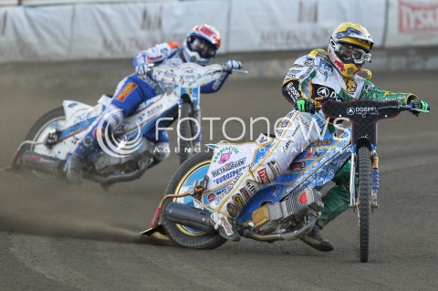  21.04.2013 RZESZOW ZUZEL SPEEDWAY ENEA EKSTRALIGA PGE MARMA RZESZOW - DOSPEL WLOKNIARZ CZESTOCHOWA N/Z EMIL SAJFUTDINOW (ZOLTY), NICKI PEDERSEN (CZERWONY)  