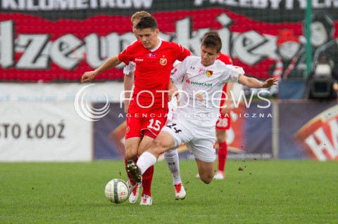  04.05.2013 LODZ PILKA NOZNA T-MOBILE EKSTRAKLASA SEZON 2012/2013 FOOTBALL POLISH EKSTRAKLASA SEASON WIDZEW LODZ - JAGIELLONIA BIALYSTOK N/Z MARIUSZ STEPINSKI DZWIGALA ADAM   