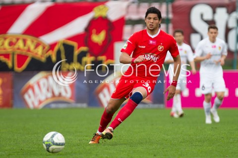  04.05.2013 LODZ PILKA NOZNA T-MOBILE EKSTRAKLASA SEZON 2012/2013 FOOTBALL POLISH EKSTRAKLASA SEASON WIDZEW LODZ - JAGIELLONIA BIALYSTOK N/Z HACHEM ABBES   