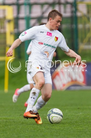  04.05.2013 LODZ PILKA NOZNA T-MOBILE EKSTRAKLASA SEZON 2012/2013 FOOTBALL POLISH EKSTRAKLASA SEASON WIDZEW LODZ - JAGIELLONIA BIALYSTOK N/Z MACIEJ GAJOS SYLWETKA   