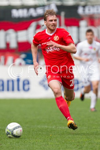  04.05.2013 LODZ PILKA NOZNA T-MOBILE EKSTRAKLASA SEZON 2012/2013 FOOTBALL POLISH EKSTRAKLASA SEASON WIDZEW LODZ - JAGIELLONIA BIALYSTOK N/Z MICHAL PLOTKA SYLWETKA   