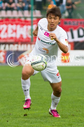  04.05.2013 LODZ PILKA NOZNA T-MOBILE EKSTRAKLASA SEZON 2012/2013 FOOTBALL POLISH EKSTRAKLASA SEASON WIDZEW LODZ - JAGIELLONIA BIALYSTOK N/Z KIM MINKYUM SYLWETKA   