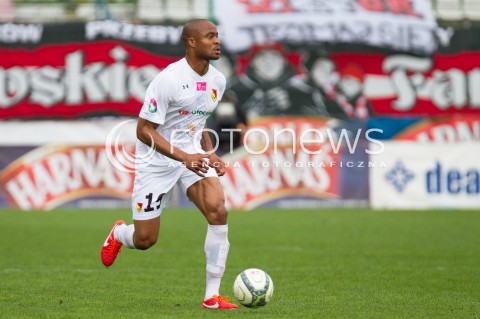  04.05.2013 LODZ PILKA NOZNA T-MOBILE EKSTRAKLASA SEZON 2012/2013 FOOTBALL POLISH EKSTRAKLASA SEASON WIDZEW LODZ - JAGIELLONIA BIALYSTOK N/Z UGOCHUKWU UKAH SYLWETKA   