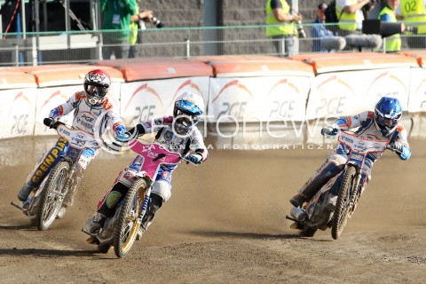  05.05.2013 RZESZOW ZUZEL SPEEDWAY ENEA EKSTRALIGA DERBY MALOPOLSKI MECZ PGE MARMA RZESZOW - UNIA TARNOW N/Z ARTIOM LAGUTA (BIALY), DAWID LAMPART (NIEBIESKI), GRZEGORZ WALASEK (CZERWONY)  