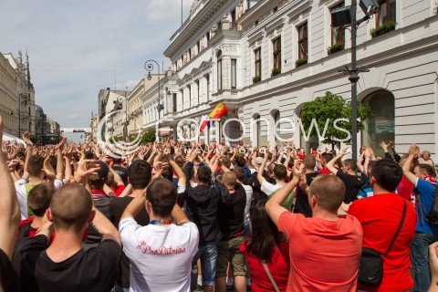 Protest kibiców Widzewa Łódź