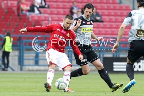  11.05.2013 KRAKOW PILKA NOZNA POLSKA T-MOBILE EKSTRAKLASA SEZON 2012/2013 <br />FOOTBALL POLISH EKSTRAKLASA SEASON 2012/2013 WISLA KRAKOW - KORONA KIELCE <br />N/Z PATRYK MALECKI TADAS KIJANSKAS <br /> 