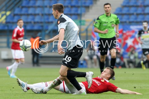  11.05.2013 KRAKOW PILKA NOZNA POLSKA T-MOBILE EKSTRAKLASA SEZON 2012/2013 <br />FOOTBALL POLISH EKSTRAKLASA SEASON 2012/2013 WISLA KRAKOW - KORONA KIELCE <br />N/Z PAWEL STOLARSKI LUKASZ JAMROZ <br /> 