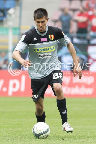  11.05.2013 KRAKOW PILKA NOZNA POLSKA T-MOBILE EKSTRAKLASA SEZON 2012/2013 <br />FOOTBALL POLISH EKSTRAKLASA SEASON 2012/2013 WISLA KRAKOW - KORONA KIELCE <br />N/Z KAMIL SYLWESTRZAK SYLWETKA <br /> 