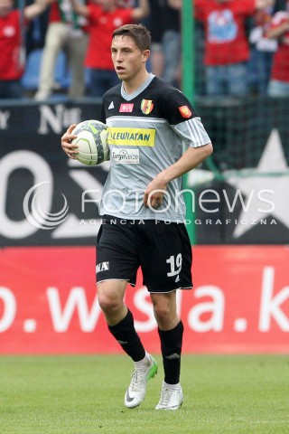  11.05.2013 KRAKOW PILKA NOZNA POLSKA T-MOBILE EKSTRAKLASA SEZON 2012/2013 <br />FOOTBALL POLISH EKSTRAKLASA SEASON 2012/2013 WISLA KRAKOW - KORONA KIELCE <br />N/Z LUKASZ JAMROZ SYLWETKA <br /> 