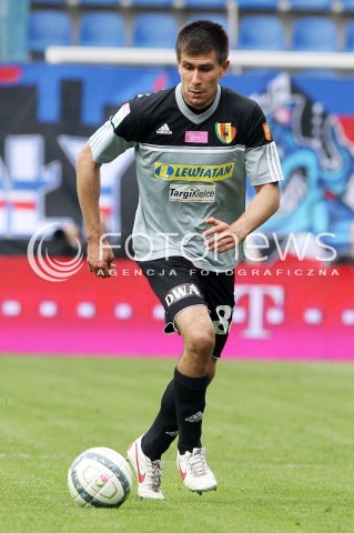  11.05.2013 KRAKOW PILKA NOZNA POLSKA T-MOBILE EKSTRAKLASA SEZON 2012/2013 <br />FOOTBALL POLISH EKSTRAKLASA SEASON 2012/2013 WISLA KRAKOW - KORONA KIELCE <br />N/Z KAMIL SYLWESTRZAK SYLWETKA <br /> 
