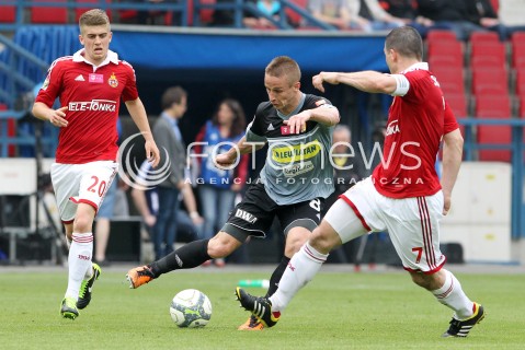  11.05.2013 KRAKOW PILKA NOZNA POLSKA T-MOBILE EKSTRAKLASA SEZON 2012/2013 <br />FOOTBALL POLISH EKSTRAKLASA SEASON 2012/2013 WISLA KRAKOW - KORONA KIELCE <br />N/Z VLASTIMIR JOVANOVIC RADOSLAW SOBOLEWSKI MICHAL CHRAPEK <br /> 