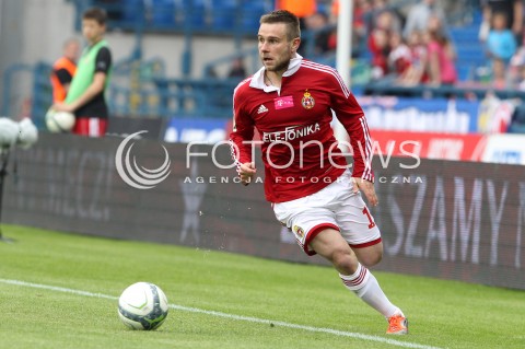  11.05.2013 KRAKOW PILKA NOZNA POLSKA T-MOBILE EKSTRAKLASA SEZON 2012/2013 <br />FOOTBALL POLISH EKSTRAKLASA SEASON 2012/2013 WISLA KRAKOW - KORONA KIELCE <br />N/Z PATRYK MALECKI SYLWETKA <br /> 