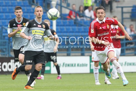  11.05.2013 KRAKOW PILKA NOZNA POLSKA T-MOBILE EKSTRAKLASA SEZON 2012/2013 <br />FOOTBALL POLISH EKSTRAKLASA SEASON 2012/2013 WISLA KRAKOW - KORONA KIELCE <br />N/Z DANIEL SIKORSKI VLASTIMIR JOVANOVIC <br /> 