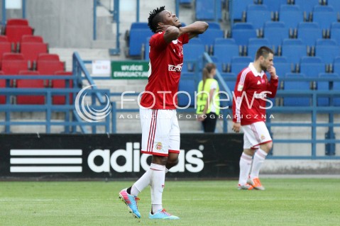  11.05.2013 KRAKOW PILKA NOZNA POLSKA T-MOBILE EKSTRAKLASA SEZON 2012/2013 <br />FOOTBALL POLISH EKSTRAKLASA SEASON 2012/2013 WISLA KRAKOW - KORONA KIELCE <br />N/Z EMMANUEL SARKI ZLOSC SMUTEK <br /> 