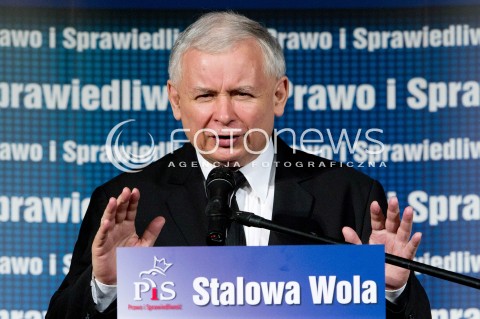  12.05.2013 STALOWA WOLA WIZYTA PREZESA PIS JAROSLAWA KACZYNSKIEGO NA PODKARPACIU <br />
N/Z JAROSLAW KACZYNSKI  <br />
 