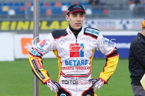  12.05.2013 RZESZOW ZUZEL SPEEDWAY ENEA EKSTRALIGA MECZ PGE MARMA RZESZOW - BETARD SPARTA WROCLAW <br />N/Z PATRYK MALITOWSKI SYLWETKA <br /> 