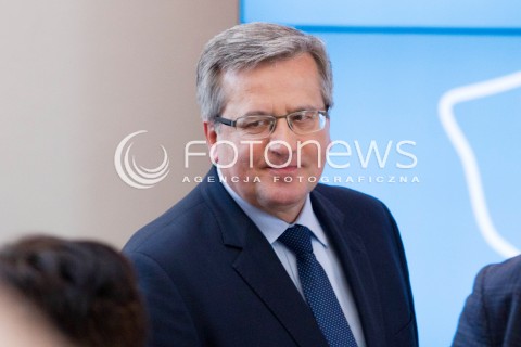  16.05.2013 RZESZOW PREZYDENT RP BRONISLAW KOMOROWSKI NA PODKARPACIU. OTWARCIE UNIWERSYTECKIEGO CENTRUM INNOWACJI I TRANSFERU WIEDZY TECHNICZNO-PRZYRODNICZEJ NA UNIWERSYTECIE RZESZOWSKIM. N/Z BRONISLAW KOMOROWSKI  