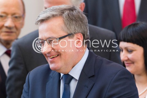  16.05.2013 RZESZOW PREZYDENT RP BRONISLAW KOMOROWSKI NA PODKARPACIU. OTWARCIE UNIWERSYTECKIEGO CENTRUM INNOWACJI I TRANSFERU WIEDZY TECHNICZNO-PRZYRODNICZEJ NA UNIWERSYTECIE RZESZOWSKIM. N/Z BRONISLAW KOMOROWSKI  