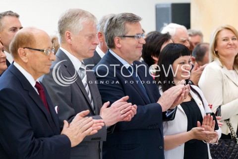  16.05.2013 RZESZOW PREZYDENT RP BRONISLAW KOMOROWSKI NA PODKARPACIU. OTWARCIE UNIWERSYTECKIEGO CENTRUM INNOWACJI I TRANSFERU WIEDZY TECHNICZNO-PRZYRODNICZEJ NA UNIWERSYTECIE RZESZOWSKIM. N/Z BRONISLAW KOMOROWSKI TADEUSZ FERENC MALGORZATA CHOMYCZ SMIGIELSKA ALEKSANDER BOBKO  