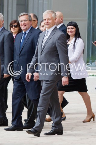  16.05.2013 RZESZOW PREZYDENT RP BRONISLAW KOMOROWSKI NA PODKARPACIU. OTWARCIE UNIWERSYTECKIEGO CENTRUM INNOWACJI I TRANSFERU WIEDZY TECHNICZNO-PRZYRODNICZEJ NA UNIWERSYTECIE RZESZOWSKIM. N/Z BRONISLAW KOMOROWSKI  