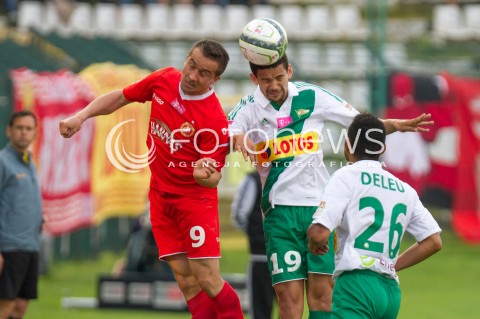  20.05.2013 LODZ PILKA NOZNA T-MOBILE EKSTRAKLASA SEZON 2012/2013 FOOTBALL POLISH EKSTRAKLASA SEASON WIDZEW LODZ - LECHIA GDANSK N/Z MARCIN KACZMAREK RICARDINHO  