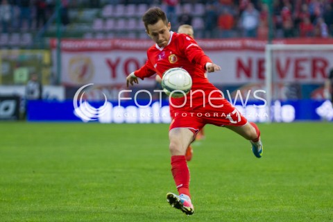  20.05.2013 LODZ PILKA NOZNA T-MOBILE EKSTRAKLASA SEZON 2012/2013 FOOTBALL POLISH EKSTRAKLASA SEASON WIDZEW LODZ - LECHIA GDANSK N/Z MARIUSZ RYBICKI  