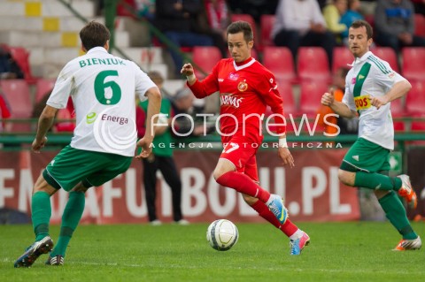  20.05.2013 LODZ PILKA NOZNA T-MOBILE EKSTRAKLASA SEZON 2012/2013 FOOTBALL POLISH EKSTRAKLASA SEASON WIDZEW LODZ - LECHIA GDANSK N/Z MARIUSZ RYBICKI   