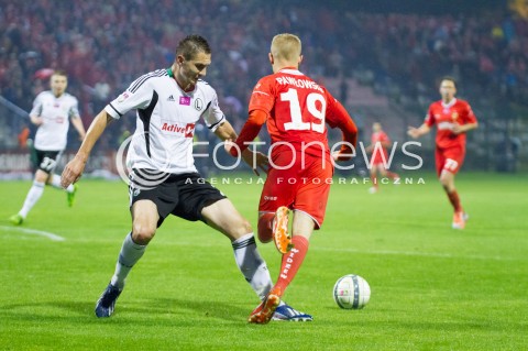  24.05.2013 LODZ PILKA NOZNA T-MOBILE EKSTRAKLASA SEZON 2012/2013 FOOTBALL POLISH EKSTRAKLASA SEASON WIDZEW LODZ - LEGIA WARSZAWA N/Z ARTUR JEDRZEJCZYK BARTLOMIEJ PAWLOWSKI  