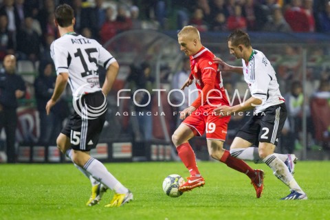  24.05.2013 LODZ PILKA NOZNA T-MOBILE EKSTRAKLASA SEZON 2012/2013 FOOTBALL POLISH EKSTRAKLASA SEASON WIDZEW LODZ - LEGIA WARSZAWA N/Z BARTLOMIEJ PAWLOWSKI  