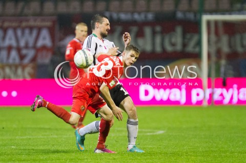  24.05.2013 LODZ PILKA NOZNA T-MOBILE EKSTRAKLASA SEZON 2012/2013 FOOTBALL POLISH EKSTRAKLASA SEASON WIDZEW LODZ - LEGIA WARSZAWA N/Z MICHAL KUCHARCZYK BARTLOMIEJ KASPRZAK  