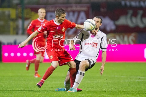  24.05.2013 LODZ PILKA NOZNA T-MOBILE EKSTRAKLASA SEZON 2012/2013 FOOTBALL POLISH EKSTRAKLASA SEASON WIDZEW LODZ - LEGIA WARSZAWA N/Z MICHAL KUCHARCZYK BARTLOMIEJ KASPRZAK  