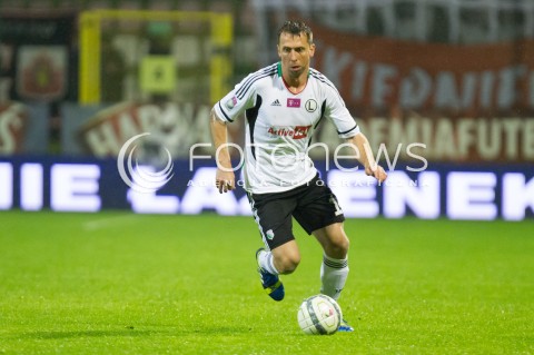  24.05.2013 LODZ PILKA NOZNA T-MOBILE EKSTRAKLASA SEZON 2012/2013 FOOTBALL POLISH EKSTRAKLASA SEASON WIDZEW LODZ - LEGIA WARSZAWA N/Z JAKUB WAWRZYNIAK SYLWETKA  