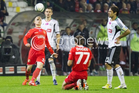  24.05.2013 LODZ PILKA NOZNA T-MOBILE EKSTRAKLASA SEZON 2012/2013 FOOTBALL POLISH EKSTRAKLASA SEASON WIDZEW LODZ - LEGIA WARSZAWA N/Z BARTLOMIEJ PAWLOWSKI   