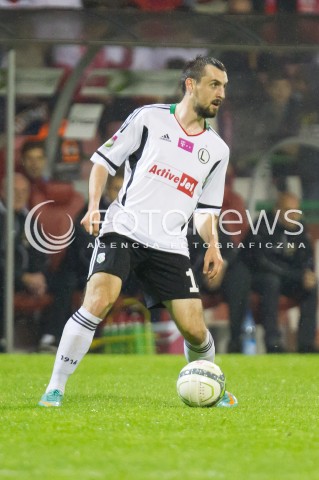  24.05.2013 LODZ PILKA NOZNA T-MOBILE EKSTRAKLASA SEZON 2012/2013 FOOTBALL POLISH EKSTRAKLASA SEASON WIDZEW LODZ - LEGIA WARSZAWA N/Z MICHAL KUCHARCZYK SYLWETKA   