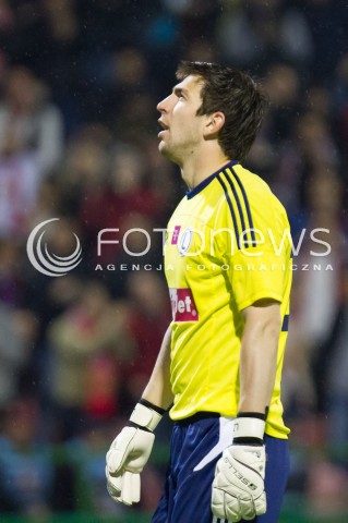  24.05.2013 LODZ PILKA NOZNA T-MOBILE EKSTRAKLASA SEZON 2012/2013 FOOTBALL POLISH EKSTRAKLASA SEASON WIDZEW LODZ - LEGIA WARSZAWA N/Z DUSAN KUCIAK SYLWETKA  