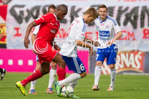  02.06.2013 LODZ PILKA NOZNA T-MOBILE EKSTRAKLASA SEZON 2012/2013 FOOTBALL POLISH EKSTRAKLASA SEASON WIDZEW LODZ - PODBESKIDZIE BIELSKO BIALA N/Z  THOMAS PHIBEL  