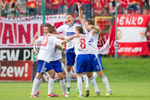  02.06.2013 LODZ PILKA NOZNA T-MOBILE EKSTRAKLASA SEZON 2012/2013 FOOTBALL POLISH EKSTRAKLASA SEASON WIDZEW LODZ - PODBESKIDZIE BIELSKO BIALA N/Z RADOSC  